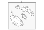 Genuine Subaru Fuel Pocket 51478AL01E. Fixed Price $46.23.