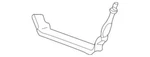 Genuine Ford 1998-1999 E-350 Econoline Club Wagon Fuel Tank Strap F7UZ-9054-CA. Fixed Price $284.30.