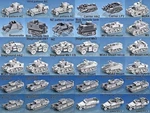 3 Pack Italy Tanks And Vehicles 1/48 Wwii Wargames Tabletop. Fixed Price $81.99.