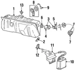 Genuine Ford Filler Pipe Seal F4ZZ-9072-DA. Fixed Price $42.00.