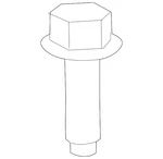 Genuine Bmw Tank Strap Bolt 31-10-6-760-122. Fixed Price $25.27.
