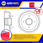 Brake Drum Fits Ford Fiesta MK4 1.8D Rear 95 To 02 1000859 1017668 1045392 Apec. Fixed Price $65.54.