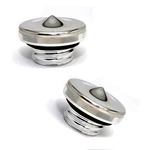 Motorcycle Gas Cap Set - Harley Davidson 1983 And Up Split Tank. Fixed Price $196.95.
