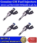 Set Of Genuine Gm Fuel Injector For 2012-2015 Chevrolet Captiva Sport 2.4L. Fixed Price $145.00.