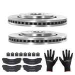 Front Brake Rotors + Pads For Lincoln Navigator 2010-2021 S54153 D1414. Fixed Price $154.58.
