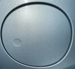 13-18 Ford Cmax Fuel Tank Door Ice Storm Paint Code Yq. Fixed Price $78.10.