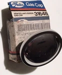 Vented Anti-surge Gas Cap, Army Surplus, Metal, Shallow Cam, Non-locking. Fixed Price $19.99.