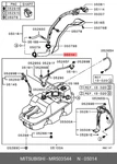 Genuine Oe Duct Assembly Rubber MR503544 For Mitsubishi MR50-3544. Fixed Price $39.63.
