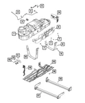 Genuine Mopar Fuel Tank Heat Shield 52029889AB. Fixed Price $54.06.