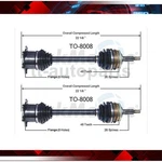 2X Front Trakmotive Cv Axle Joint Shaft Pair For Toyota Previa 1992 1991. Fixed Price $257.97.