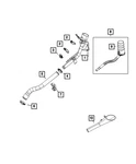Genuine Mopar Fuel Filler Hose 68445050AB. Fixed Price $32.71.