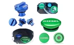 Green Diesel Fuel Cap & Blue Def For 2013-2019 Cummins Dodge Ram 2500 3500. Fixed Price $14.89.