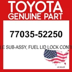 Toyota Genuine 77035-52250 Cable Sub-assy Fuel Lid Lock Control 7703552250 Oem. Fixed Price $23.09.