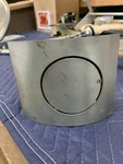 Universal Curved Fuel Filler For Step Side Truck Like Hagan 45RC Left Hinge. Fixed Price $75.00.