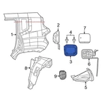 For Jeep Renegade 15-23 68246208AA Rear Right Fuel Filler Housing Bracket. Fixed Price $136.74.