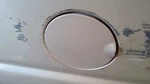 09 10 11 12 13 Ford 150 Van Fuel Filler Door Flap Gold. Fixed Price $62.00.