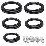 Housun Fuel Line 3/16 1/4 5/16 3/8 1/2 Inch Type Id 5FT + 20 Clamps, Black. Fixed Price $33.45.