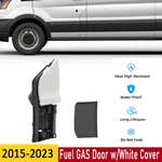 Fuel Filler Housing Door + Gas Cap Cover Trim Ford Transit 150 250 350 15-23. Fixed Price $41.80.
