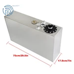 17 Gallon Slim Aluminum Race/drift Fuel Cell Gas Tank+level Sender Silver AN-8. Fixed Price $110.19.