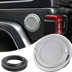 Silver Door Filler Gas Cap Cover Fuel Tank For 2018+ Jeep Wrangler Jlu Metal. Fixed Price $28.99.
