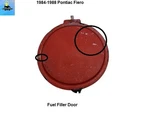 20561503 84 85 86 87 88 Pontiac Fiero Gt Fuel Filler Door & Housing Red. Fixed Price $59.00.