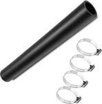 1/2" Id Gasoline Fuel Filler Neck Hose With 4 Clamps - 15 7/8" Black. Fixed Price $27.96.