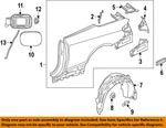 Mercedes Oem 17-23 C300 Quarter Panel Components-fuel Door 2057571700. Fixed Price $90.20.