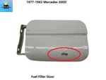 1235840039 77 78 79 80 81 82 83 85 Mercedes 300D Gas Fuel Filler Door & Cap. Fixed Price $39.00.