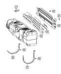 Genuine Mopar Fuel Tank Strap 68224753AA. Fixed Price $35.43.
