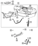 Genuine Mopar Fuel Tank 68104646AA. Fixed Price $614.05.