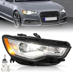 Passenger Side For 2012-2015 Audi A6 S6 Hid W/o Afs Led Drl Projector Headlight. Fixed Price $298.99.