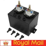3L Black Dual Billet Fuel Surge Tank + 2 Pcs External 044 Pumps Universal. Fixed Price $86.79.
