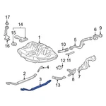 For Acura Integra 1994-2001 17522SR3000 Left Fuel Tank Strap. Fixed Price $31.97.
