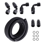 12FT AN10 -10AN Fitting Stainless Steel Braided Oil Fuel Hose Line Ends Kit. Fixed Price $40.59.