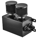 1.2L 10AN Oil Catch Can Baffled Port Reservoir Tank Dual Breather Filter Black. Fixed Price $45.59.