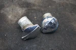 Left & Right Fuel Gas Filler Neck Cap Seal Assembly Oem Lotus Elite Eclat 75-82. Fixed Price $97.49.
