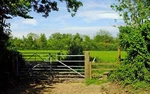Photo 12X8 Gates And Paths Near PRESTON/SX8574 Kingsteignton Foot C2021. Fixed Price $8.04.