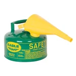 Eagle Mfg UI10FSG Type Safety Can, Galvanized Steel, Gal, Green,. Fixed Price $92.99.