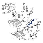 For Toyota RAV4 2001-2005 7721042051 Upper Fuel Tank Filler Neck. Fixed Price $292.40.