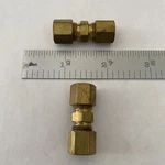 2 Napa 1/4" Brass Compression Fittings Size Radiator Cooler Line Repair. Fixed Price $11.38.