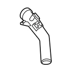 New Genuine Mercedes-benz Filler Neck 4634701520 / 463-470-15-20 Oem. Fixed Price $417.88.