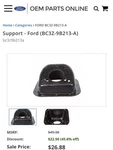 Genuine Ford Support BC3Z-9B213-A. Fixed Price $16.00.