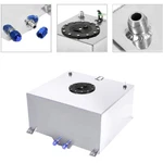 20 Gallon Sliver Polished Aluminum Fuel Cell Gas Tank+cap+level Sender. Fixed Price $150.99.