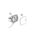 Genuine Mopar Fuel Filler Housing 52029861AE. Fixed Price $55.37.