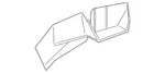 Genuine Mitsubishi Shield 1741A151. Fixed Price $126.84.
