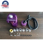 Oil Catch Can Kit Aluminum Reservoir Baffled Tank With Breather Filter Purple. Fixed Price $32.99.