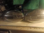 1979-1987 Jaguar XJ6 Left & Right Fuel Door Filler Cap Gas Silver W/o Key Oem. Fixed Price $150.00.