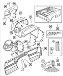 Genuine Mopar Fuel Fill Door 55076235AB. Fixed Price $69.70.