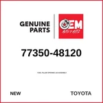 Genuine Toyota Lexus Rx Fuel Filler Opening Lid Assembly 77350-48120. Fixed Price $103.00.