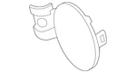 Genuine Mitsubishi Fuel Door 5940A143. Fixed Price $123.23.